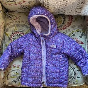 North Face 12-18 Month Winter Jacket Coat Reversible